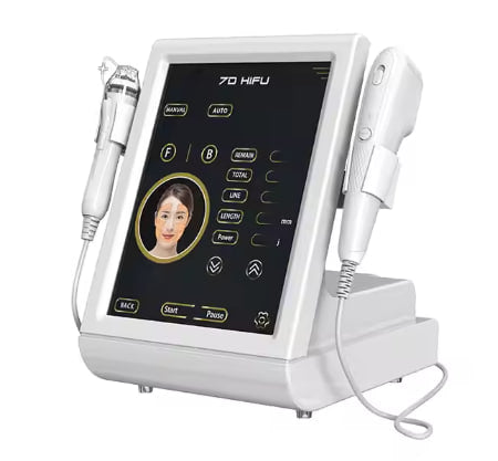 Appareil Portable 2 en 1 – HIFU 7D & RF Microneedling | Anti-Âge, Raffermissement & Réduction des Rides